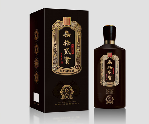 柒拾贰贤酱酒包装